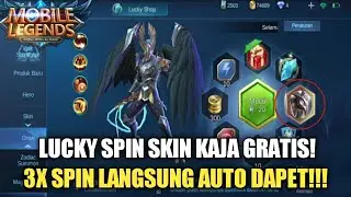 TUTORIAL! CARA MENDAPATKAN SKIN GRATIS KAJA DI LUCKY SPIN-2020 MOBILE LEGENDS.