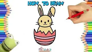 🎨 How to Draw a Cute Easter Bunny &ndash; Easy Step-by-Step Drawing for Kids and Beginners! 🐰🌸