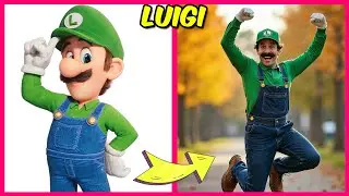 Персонажи Super Mario в реальной жизни + викторина по голосам +! Их любимые закуски, напитки и мн...