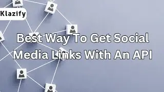 Best Way To Get Social Media Links With An API