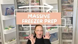 FREEZER PREPPING SET UP / ORGANISING & PLANNING FOR BEGINNER STOCKPILING / FOOD STORAGE
