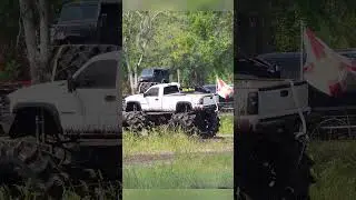 Chevy Mud Truck Flying the Florida Flag