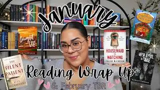 ✨ January Reading Wrap Up  📚 + February TBR 💌❤️