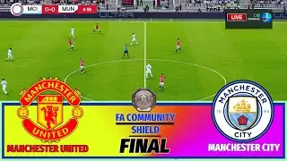 Manchester City vs Manchester United | FA Community Shield Final | Live football match | #viralvideo
