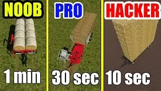 Farming Simulator 19 | NOOB vs PRO vs HACKER : Auto Loading Trailer !!!