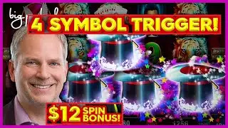$12/Spin MADNESS on Hold Onto Your Hat Slots! 4 SYMBOL TRIGGER!!