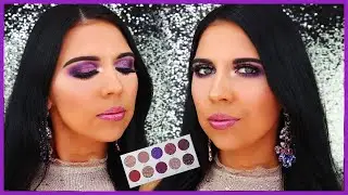 JACLYN HILL X MORPHE VAULT: BLING BOSS 💎💜 | PURPLE SOFT CUT CREASE TUTORIAL | FIRST IMPRESSIONS