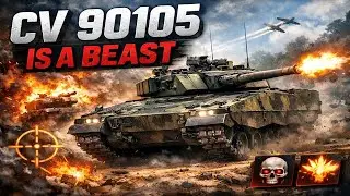 CV 90105 IS A BEAST 😈 | War Thunder Kill Montage