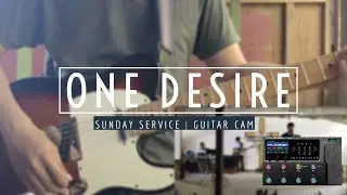 One Desire - Hillsong | Sunday Service | Live Guitar Cam | Valeton GP200