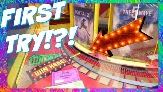 Movie Stop First Try Video Game Win?! Walmart Claw Machine Wins Arcadejackpotpro