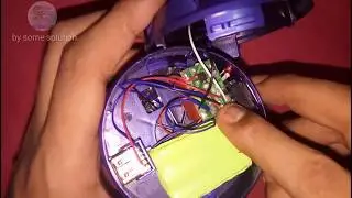 Solar rechargeable campin light Inside
