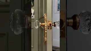 Drop BRASS below for these INCREDIBLE doorknobs and light switch plate covers made out of solid