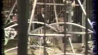 Massimiliano Nones, con le tigri del Circo Moira Orfei, al 12° Festival di Montecarlo, nel 1987