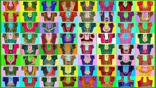60+ Stylish and Designer Blouse Back Neck Designs 2020 Part 3