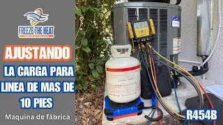 Ajuste de carga de gas R454: &iexcl;Asegura los niveles correctos seg&uacute;n el fabricante!