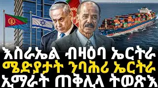 Breaking News - እስራኤል ብዛዕባ ኤርትራ - ሜድያታት ንባሕሪ ኤርትራ    - ኢማራት ጠቅሊላ ትወጽእ - 17 Jan