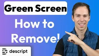 Remove Green Background in Descript