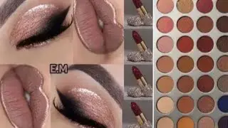 Brown black eye makeup tutorial step by step for beginner