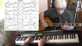 Anouman - Jazz guitar & piano cover ( Django Reinhardt )