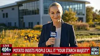 404 TV News: Scientist Successfully Teach Potato To Feel Superior! #404tv  #parodycomedy  #potato