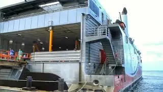 Trinidad to Tobago in Rough Seas onboard the Buccoo Reef