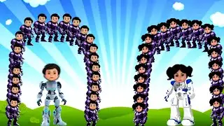 Vir vs imly fight video⚔️⚔️#vir the robot boy cartoon video#vairl video#trending video📉📉📉
