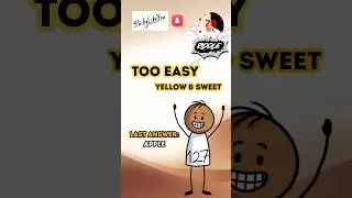 #127 Can You Guess This? 🍌 Super Easy Riddle #viralshorts #challenge #riddles #funny #animation #fun