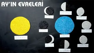 Ay'ın Hareketleri ve Evreleri | 5. Sınıf fen proje ödevi | Ay'ın Evreleri Modeli Tasarlama
