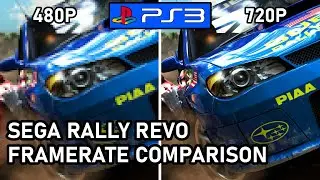 Sega Rally Revo  |  PS3  |  480P vs 720P  |  Frame Rate Comparison