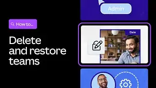 How to delete and restore teams in Canva Teams