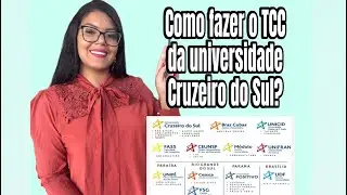 Como fazer o TCC da universidade cruzeiro do sul #cruzeirodosul #tcc #cruzeirodosul