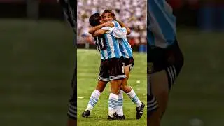 Maradona asisti&oacute;, Caniggia defini&oacute;: Gol Inolvidable ante Nigeria #Maradona #Italia90 #Mundial90