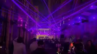 BLINK Cincinnati 2022 Festival Laser Alley Light Show