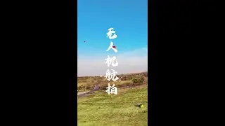 Aerial view of kites flying together from drone