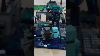 Minecraft deep dark lego stopmotion    #minecraft   #warden