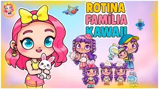 🎀✨ Rotina Di&aacute;ria da Fam&iacute;lia Kawaii | Avatar World 🏡🤖 Lua Rosa