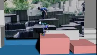 3DS Max / Animation : Biped Parkour DiveRoll + ref