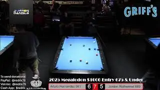 2025 Megalodon $1,000 Entry 675 & Under Bar Table 10-Ball Championship at Griff's, Las Vegas