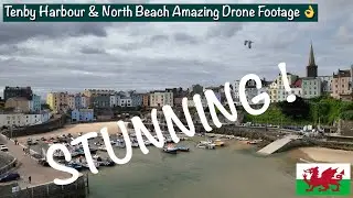 Tenby Harbour & North Beach | Stunning 4K Drone Footage Wales