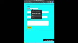 Survey Form | @WebCube Channel. 