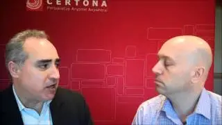Meyar Sheik of Certona with Tim Parry of Multichannel Merchant