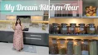 My Dream Kitchen Tour | My Organised kitchen Tour | Indian Modular Kitchen Organization Makeover
