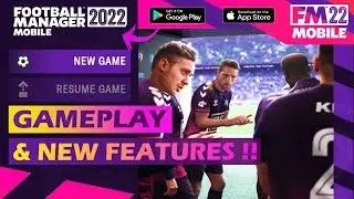 Football Manager 2022 MOBILE | Полный обзор игрового процесса и новых функций !! | IOS & ANDROID