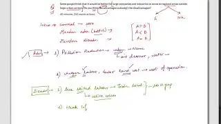 Large companies move to regional areas outside large urban centres IELTS essay task 2