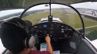 1947 Ercoupe (ERCO) Adventures - Landing RWY 5 at KGYH (SC)