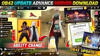 FREEFIRE OB42  UPDATE | OB42 UPDATE - ADVANCE SERVER DETAILS | FREE FIRE NEW EVENT | OB42 UPDATE