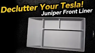 Tesla Model Y Juniper Front Storage Liner &ndash; 2025 Must-Have Upgrade!