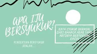 BK-landasan hidup religius bersyukur