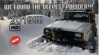 2019! We found deep powder! Snow wheeling PNW!