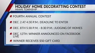 Calling all decorators: Miami Twp. holding annual holiday home contest